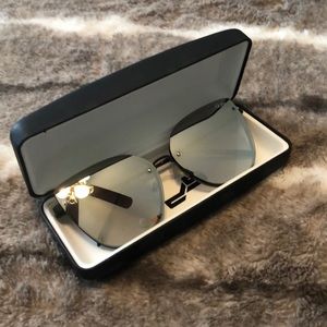 Quay cat eye reflective glasses